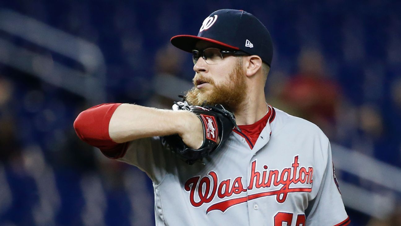 Washington Nationals closer Sean Doolittle placed on DL with toe injury ...