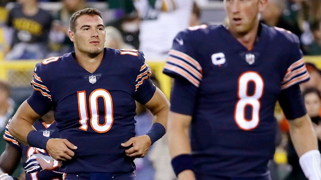 Bears to stick with struggling Mitchell Trubisky, won't swap to Chase  Daniel - ESPN