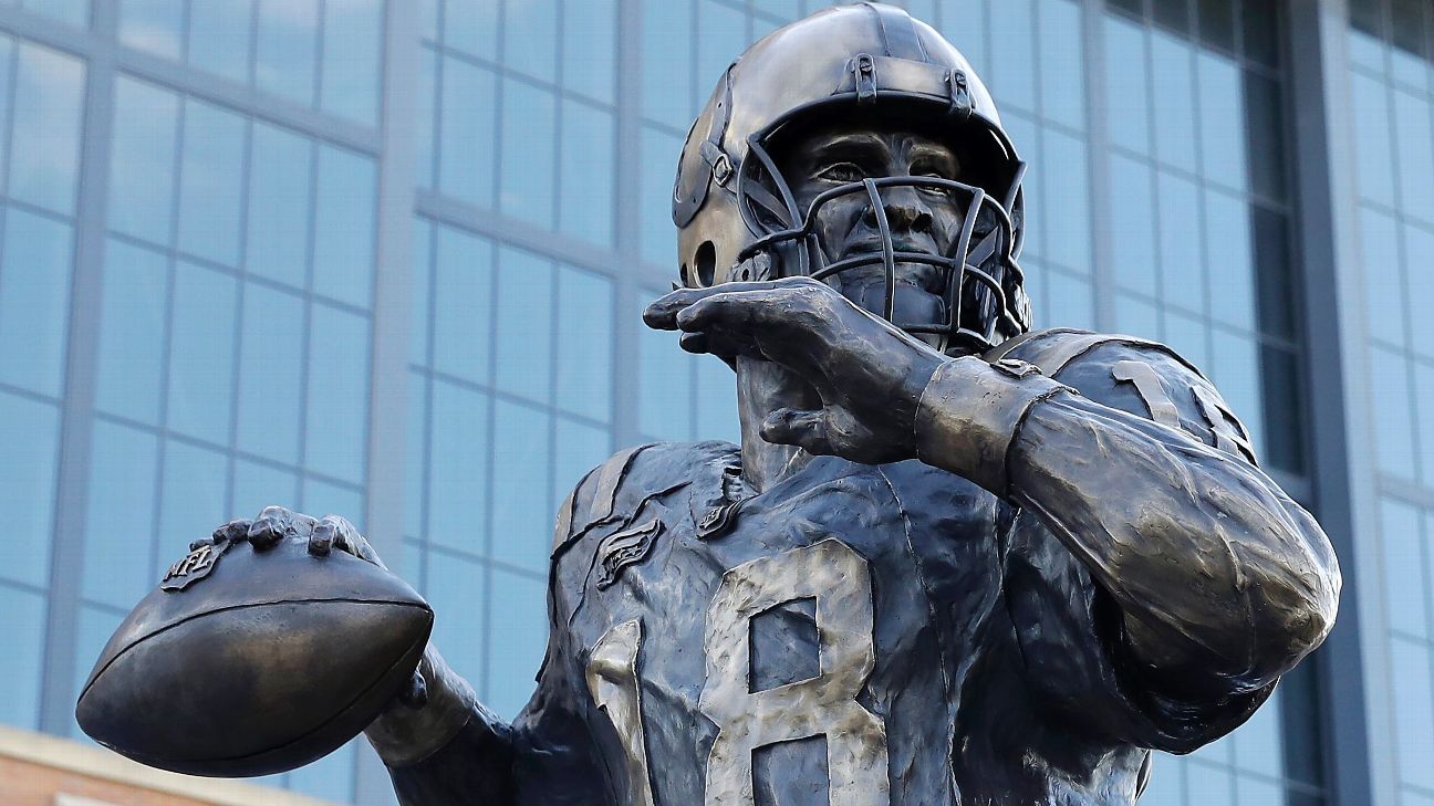 Colts Will Unveil Peyton Manning Statue, Retire No. 18, Add QB to