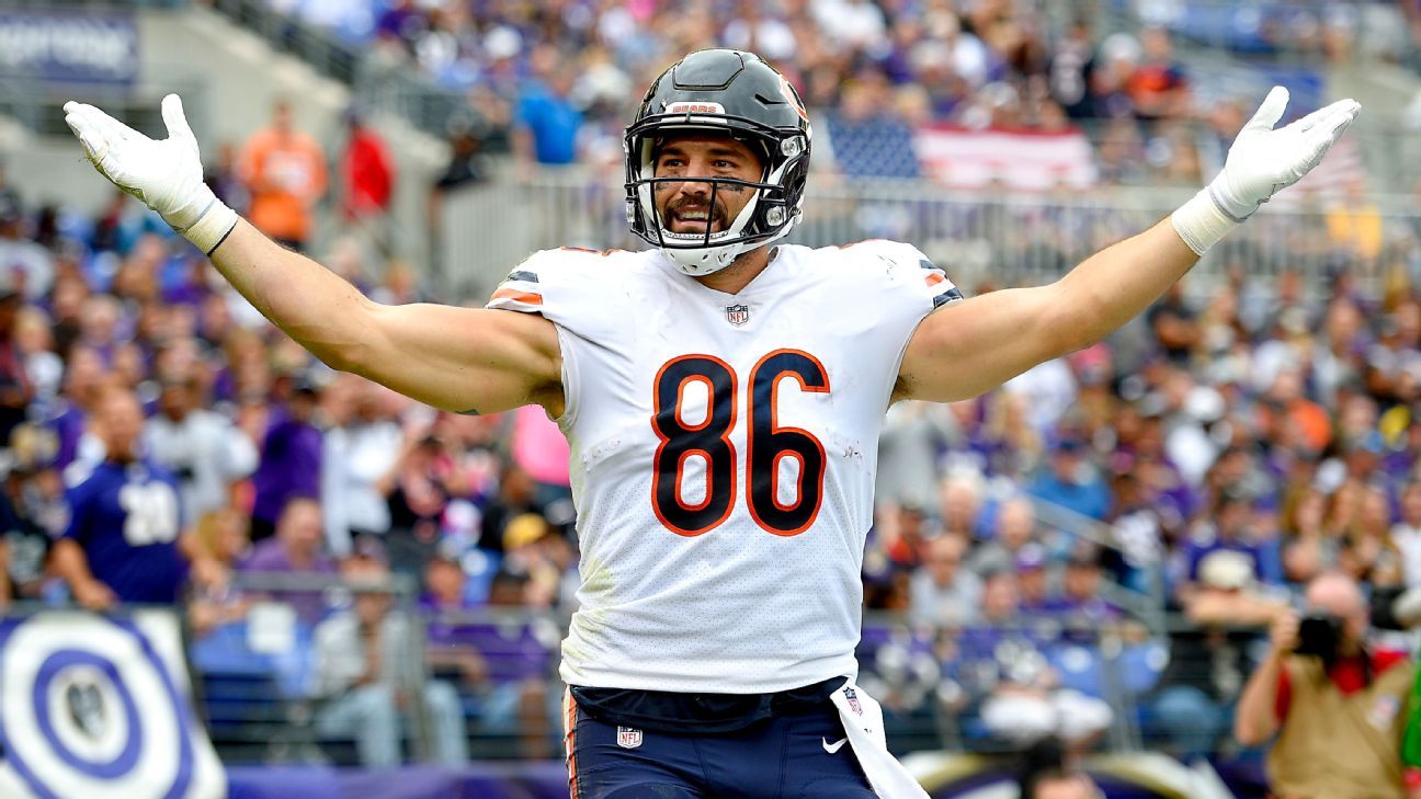 Chicago Bears tight end Zach Miller retires from NFL due to major