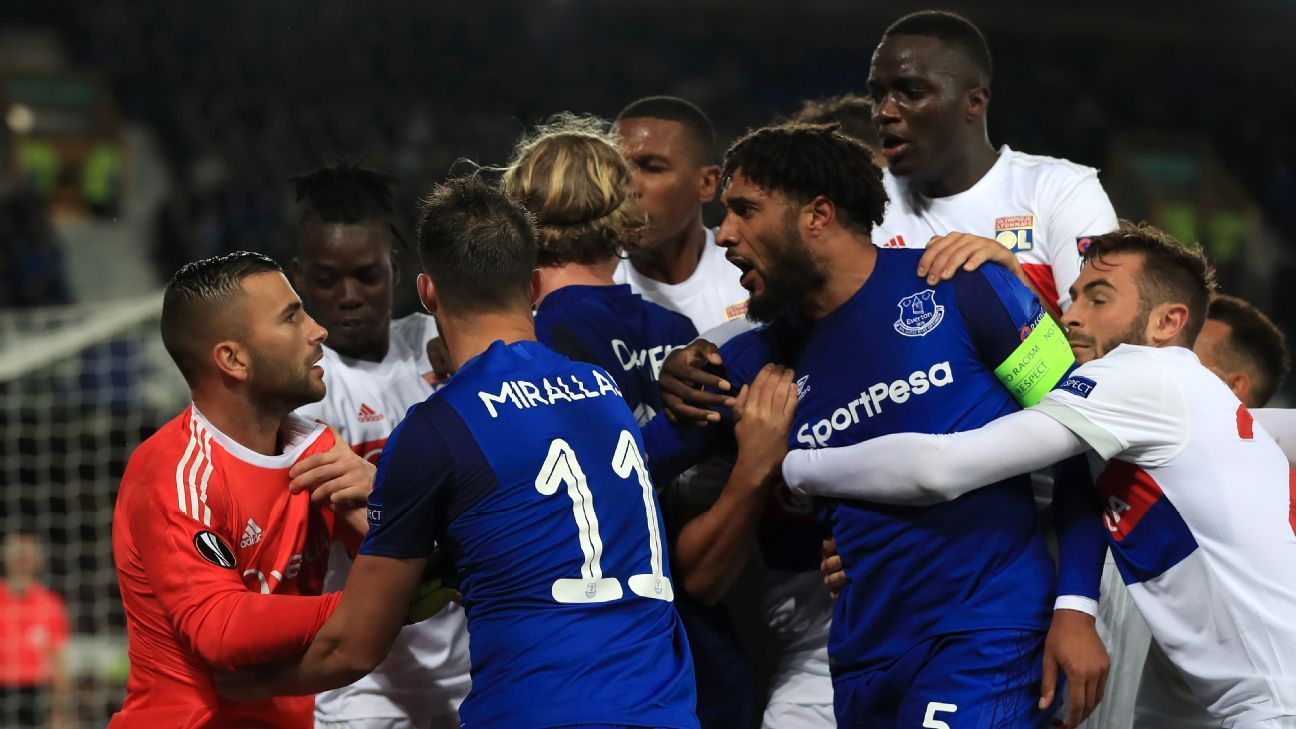 UEFA investigate Everton following fan punch during Europa League melee