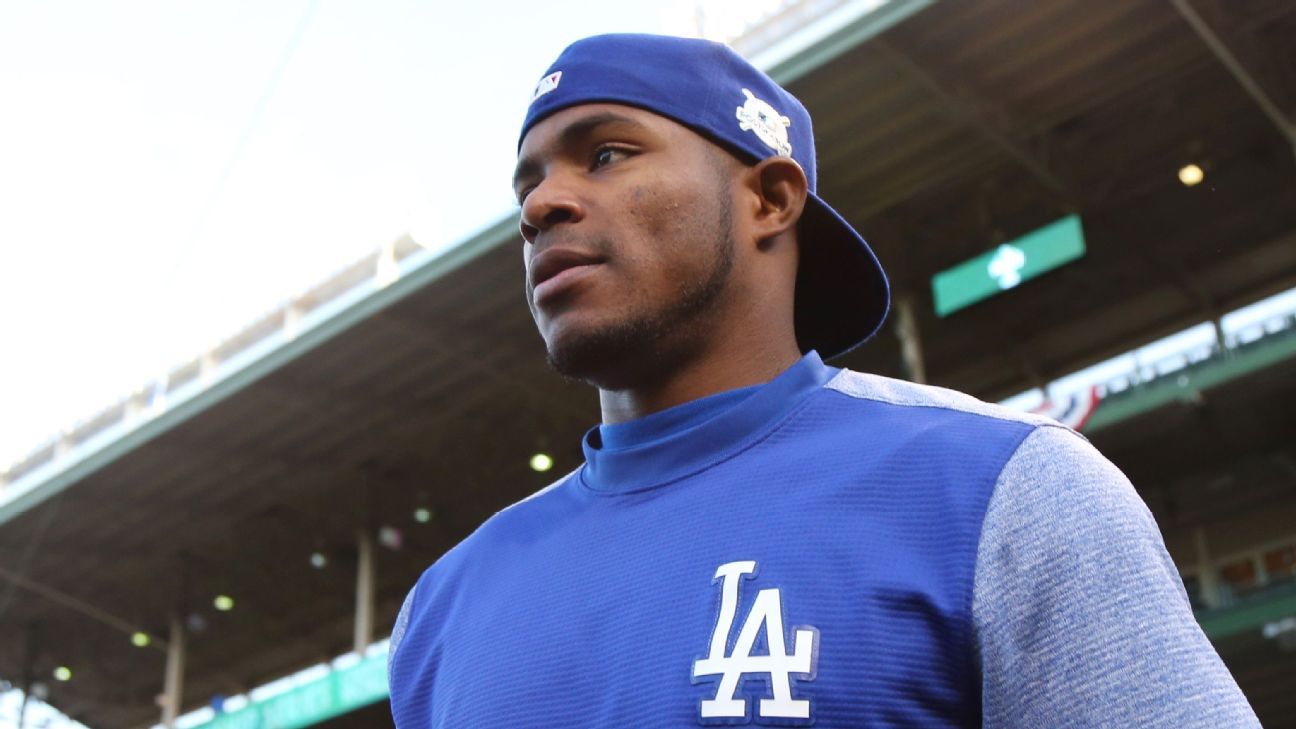 Los Angeles Dodgers Yasiel Puig took a long road to the World