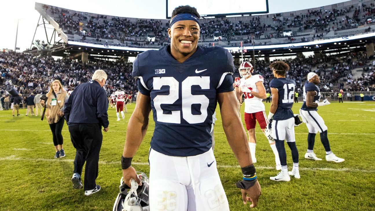 Saquon Barkley, Penn State Nittany Lions running back, to enter NFL draft -  ESPN