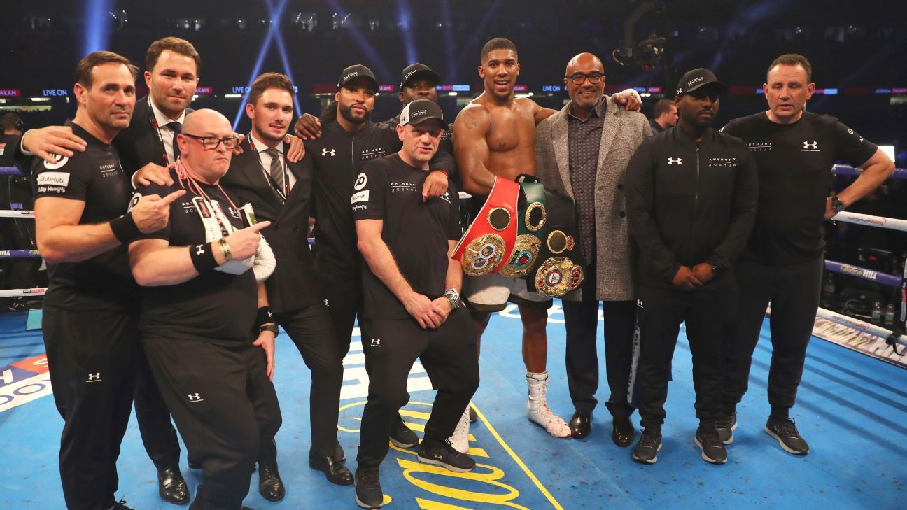 Ibf Wba World Heavyweight Champions Anthony Joshua Could Make Three Title Defences In 2018 4772