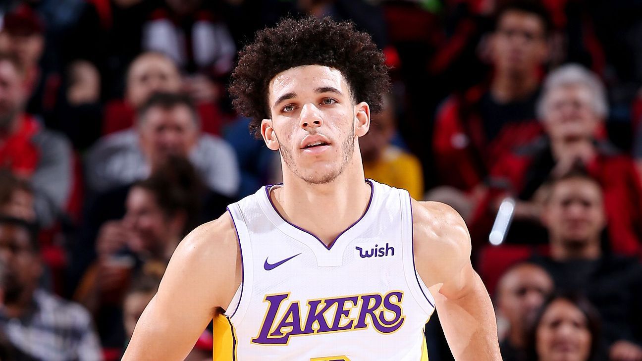 Lonzo Ball of Los Angeles Lakers has not spoken to family