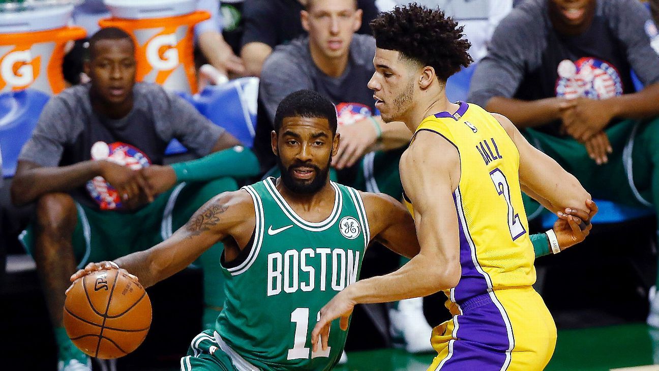Los Angeles Lakers' Lonzo Ball booed in game against Boston Celtics ...