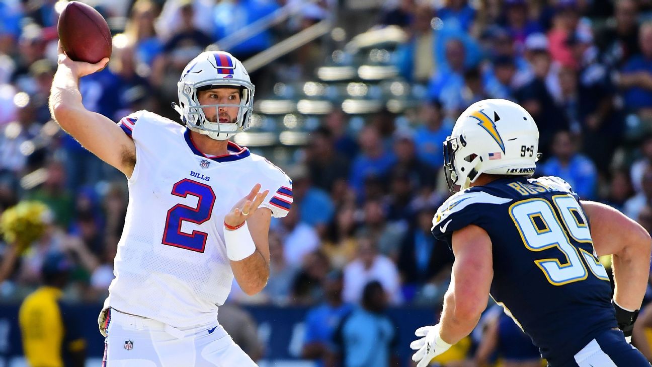 Nathan Peterman can't stop throwing pick sixes (Video)