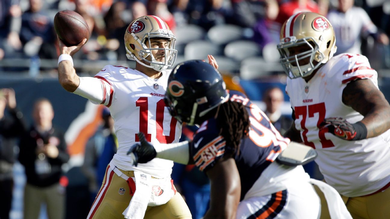 Jimmy Garoppolo's first start with San Francisco 49ers provides a