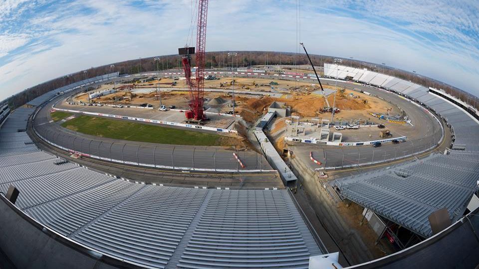 Richmond Raceway Reimagined construction milestone with new pedestrian