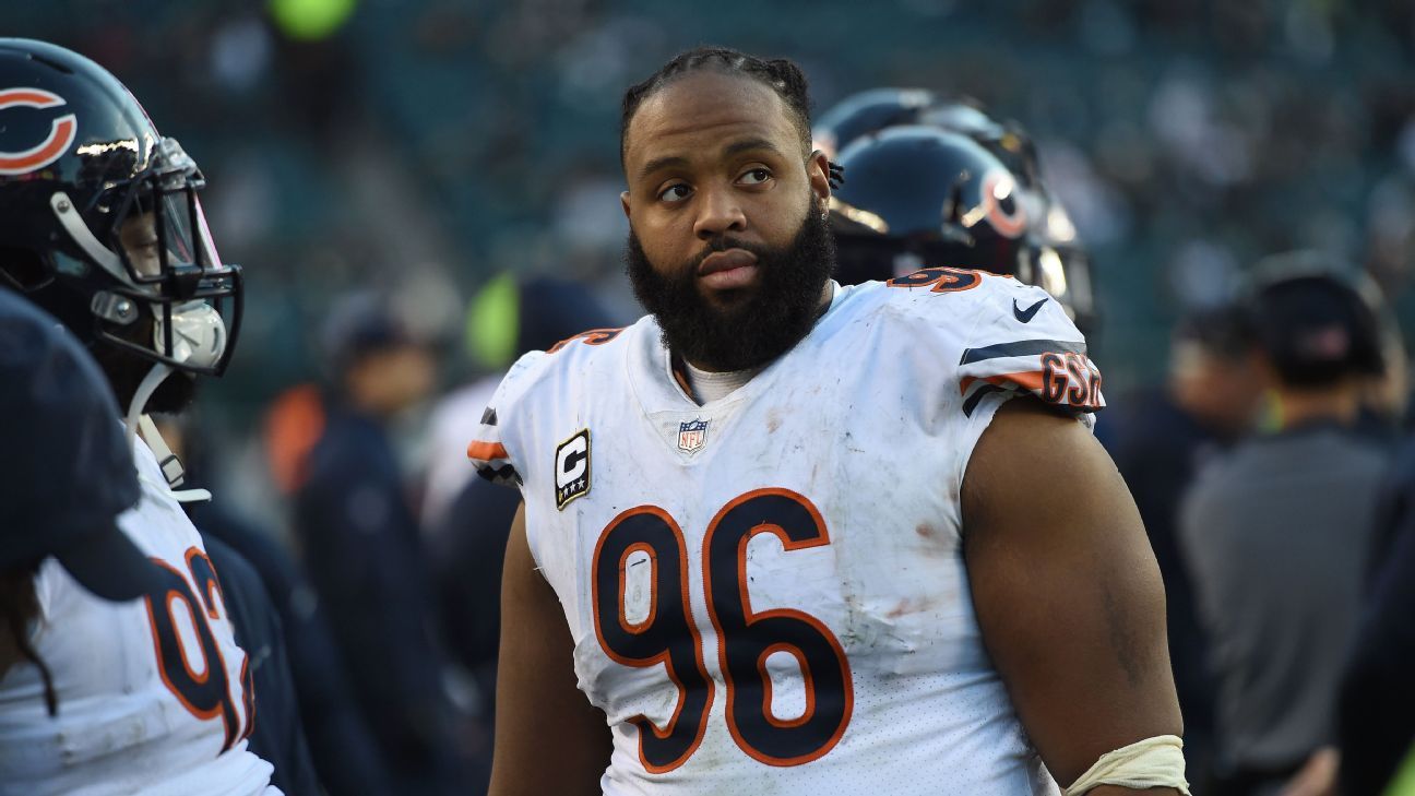 Report: Bears' DT Akiem Hicks NOT expected to play vs. Vikings