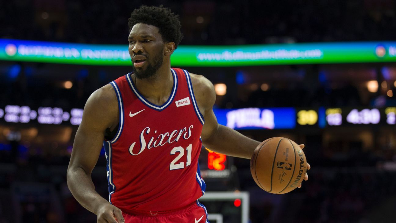 Joel Embiid of Philadelphia 76ers out Tuesday against Sacramento Kings