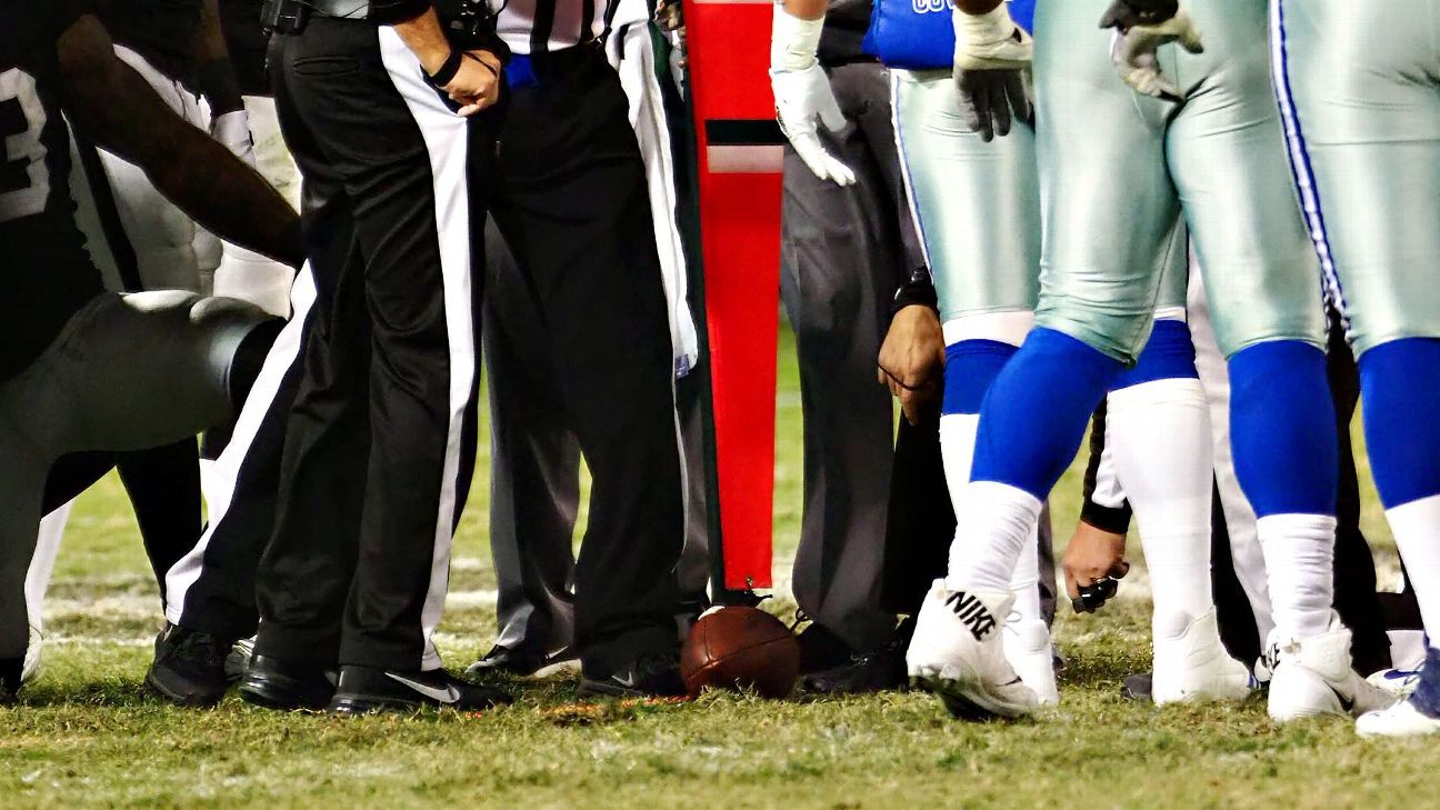 Official Gene Steratore who notoriously used index card to measure Cowboys  first down vs Raiders retires from NFL - Silver And Black Pride