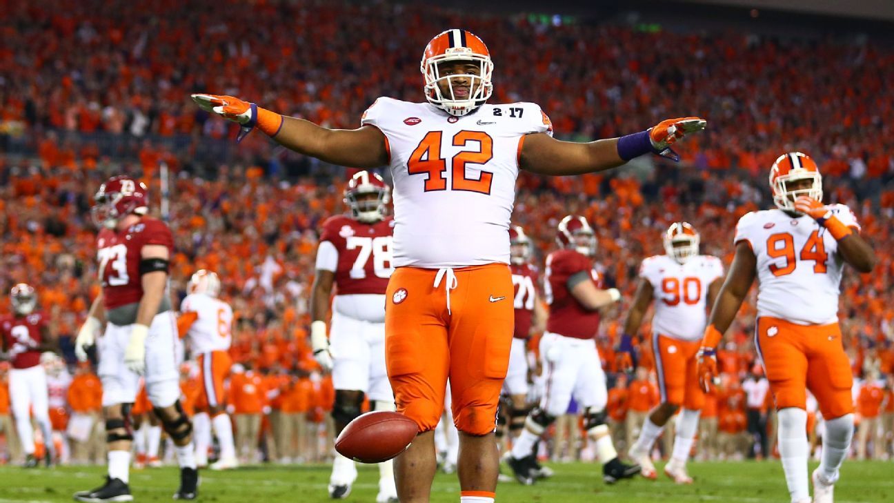 Clemson Tigers not Alabama Crimson Tide top FPI's preseason ranking ESPN