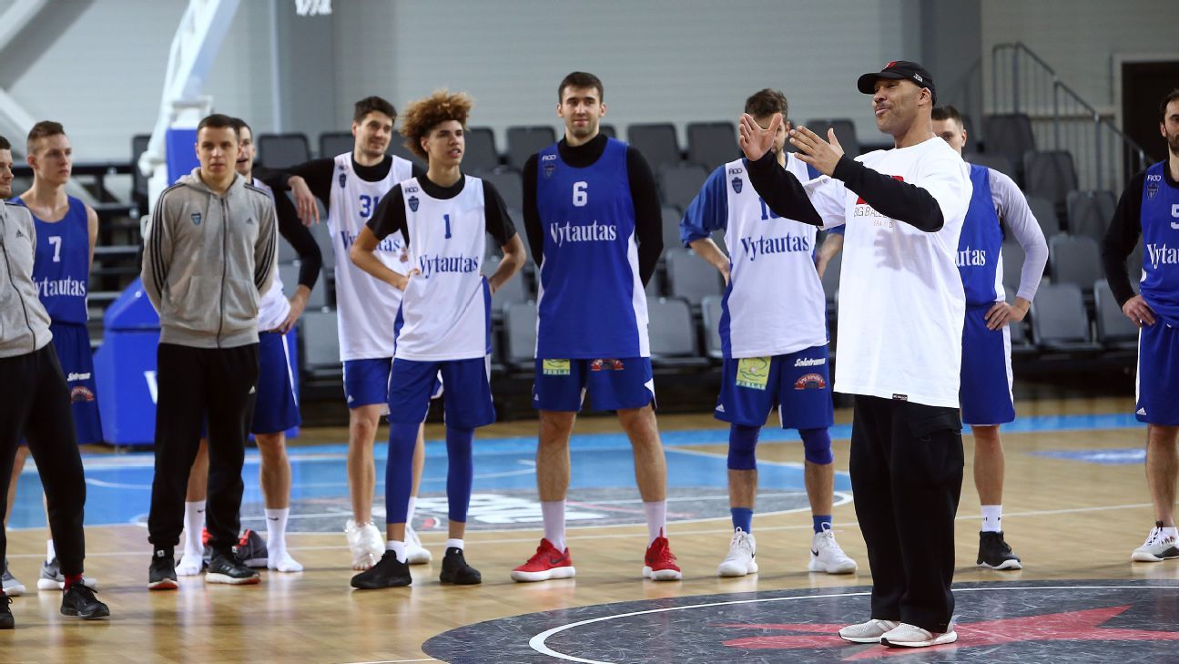 Lithuanian team Prienu Vytautas schedule 'Big Baller Brand Challenge ...