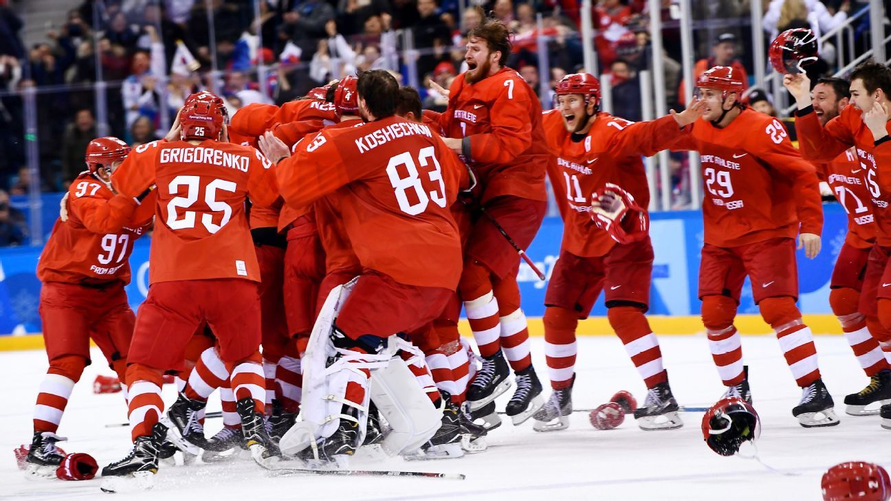 Olympic Athletes from Russia win men's hockey gold medal ...