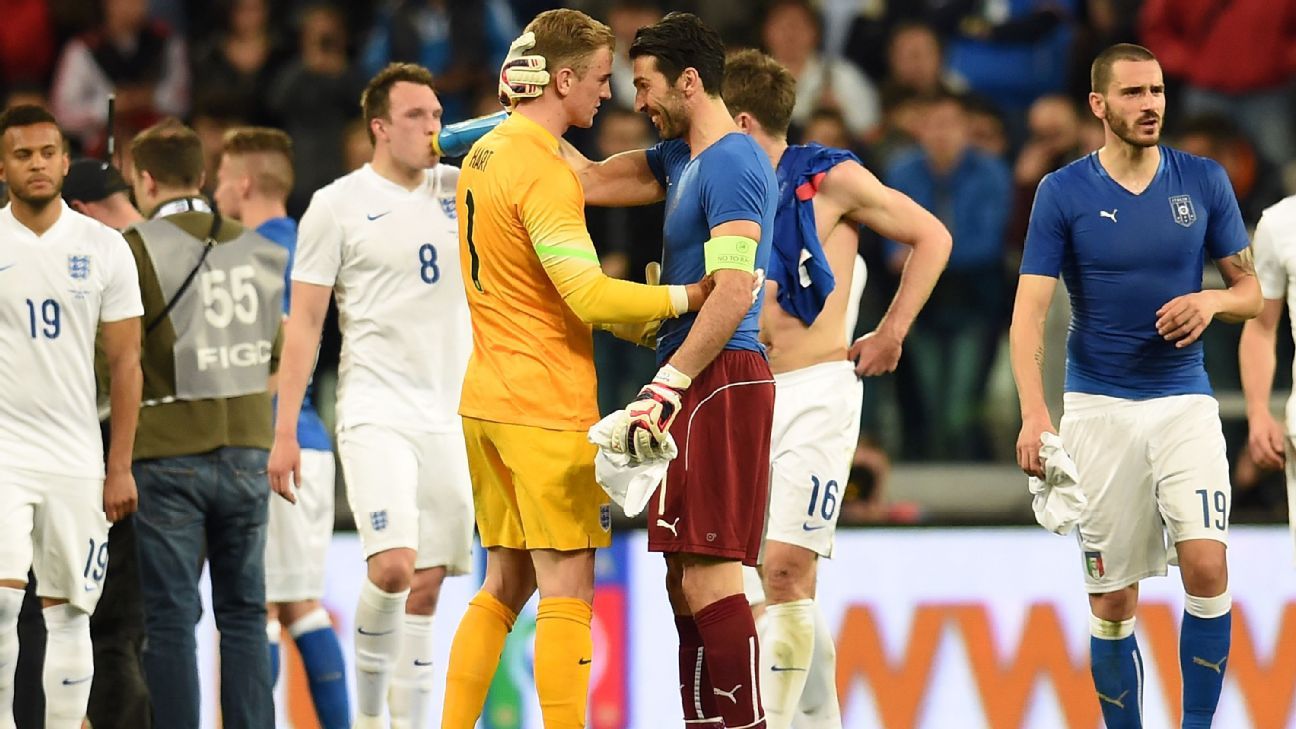 Evergreen Gianluigi Buffon highlights England's goalkeeping quandary - ESPN