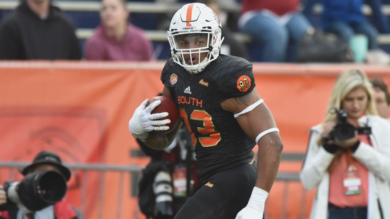 The New Orleans Saints select Marcus Davenport 14th overall in the 2018 NFL  Draft, NFL Draft