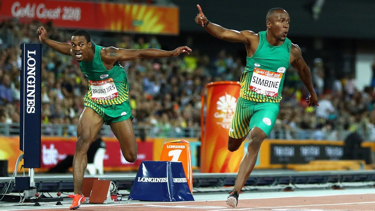 Akani Simbine from South Africa Commonwealth Games men ...