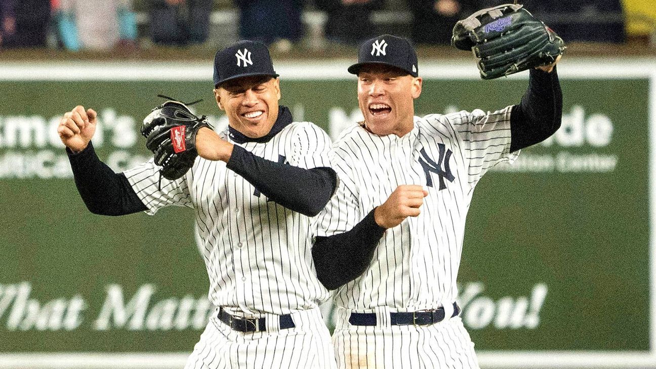 New York Yankees sluggers Aaron Judge and Giancarlo Stanton's best HRs, as  told by their teammates - ESPN