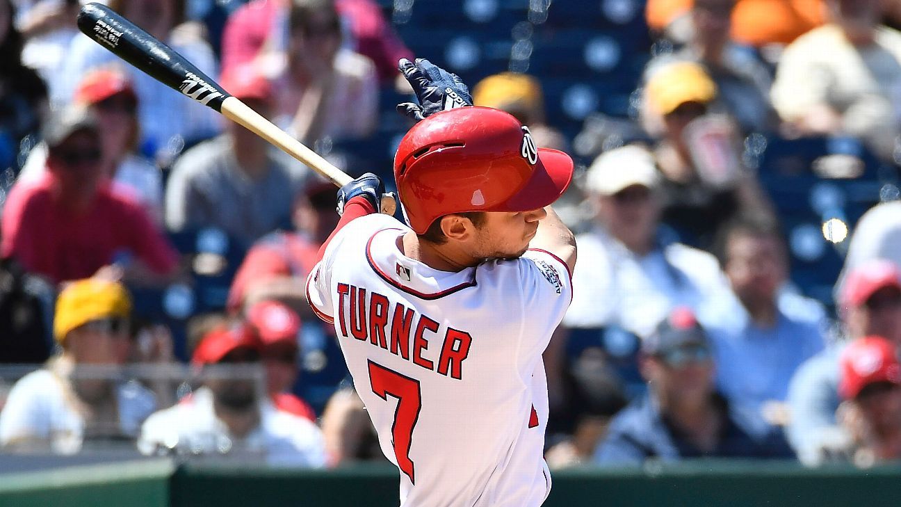 Nationals' Trea Turner hits for cycle against Rockies