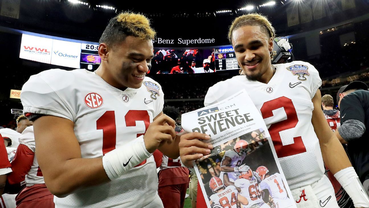 Nick Saban declares Tua Tagovailoa Alabama Crimson Tide's starting QB