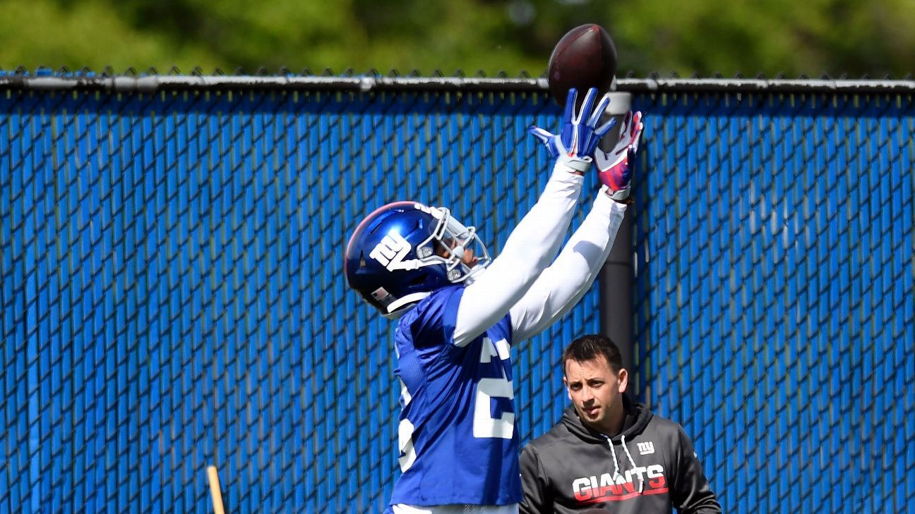 Saquon Barkley, the receiver, impresses at Giants minicamp ESPN New