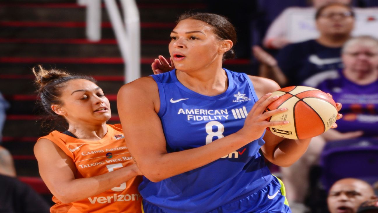 Liz Cambage soars with Dallas Wings in WNBA ESPN