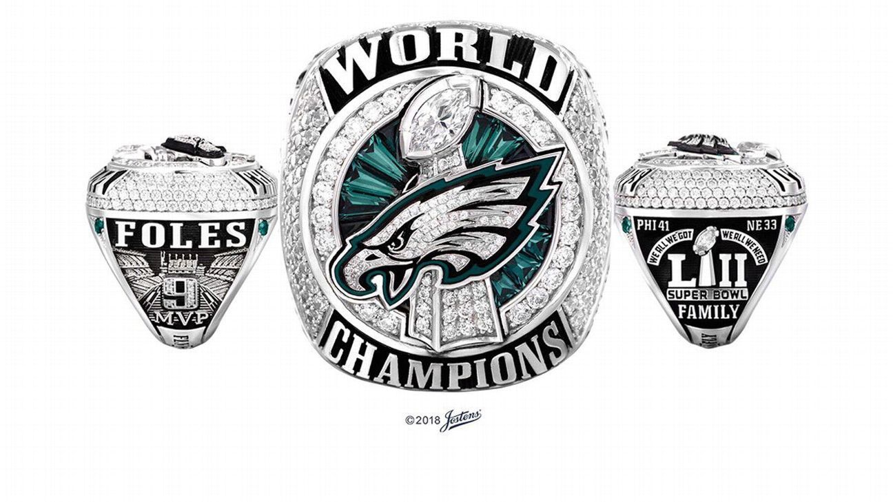 Los Philadelphia Eagles recibieron sus anillos de campeones del Super