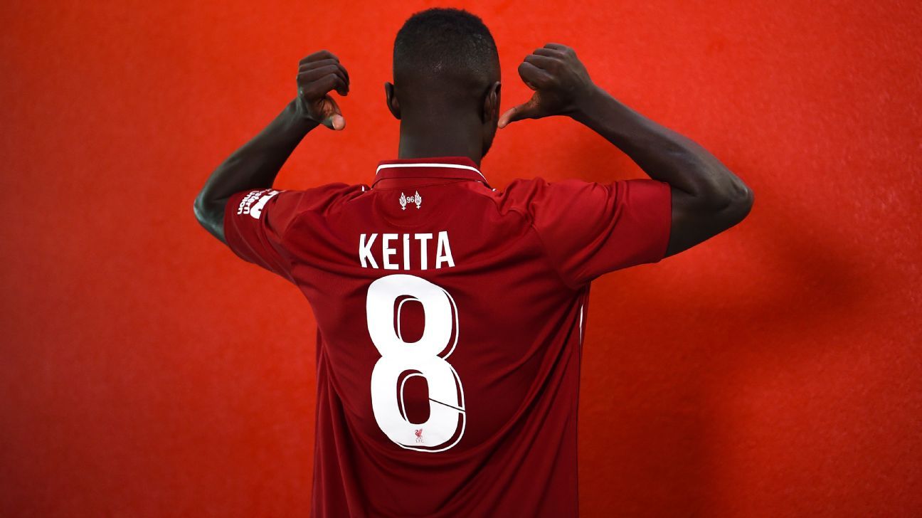 Liverpool's Naby Keita promises to provide fireworks in the No. 8 shirt
