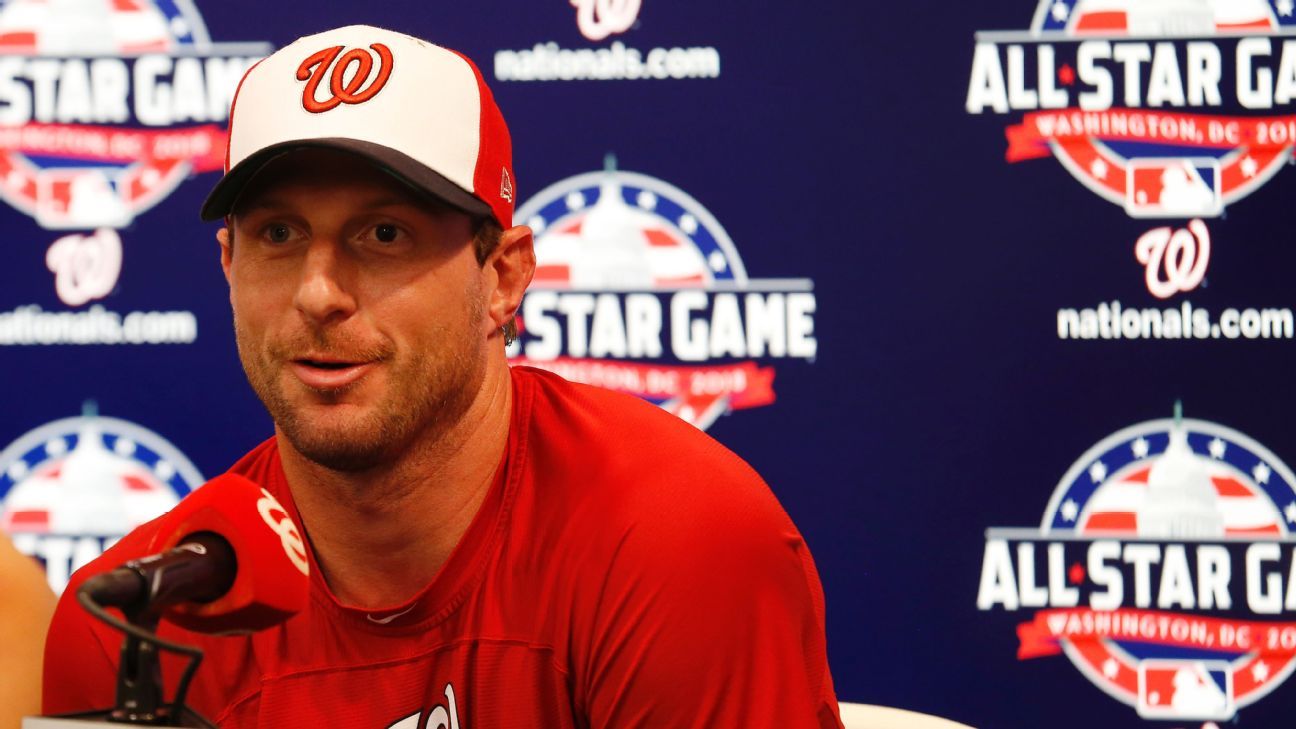 Washington Nationals' ace Max Scherzer named starter for NL in