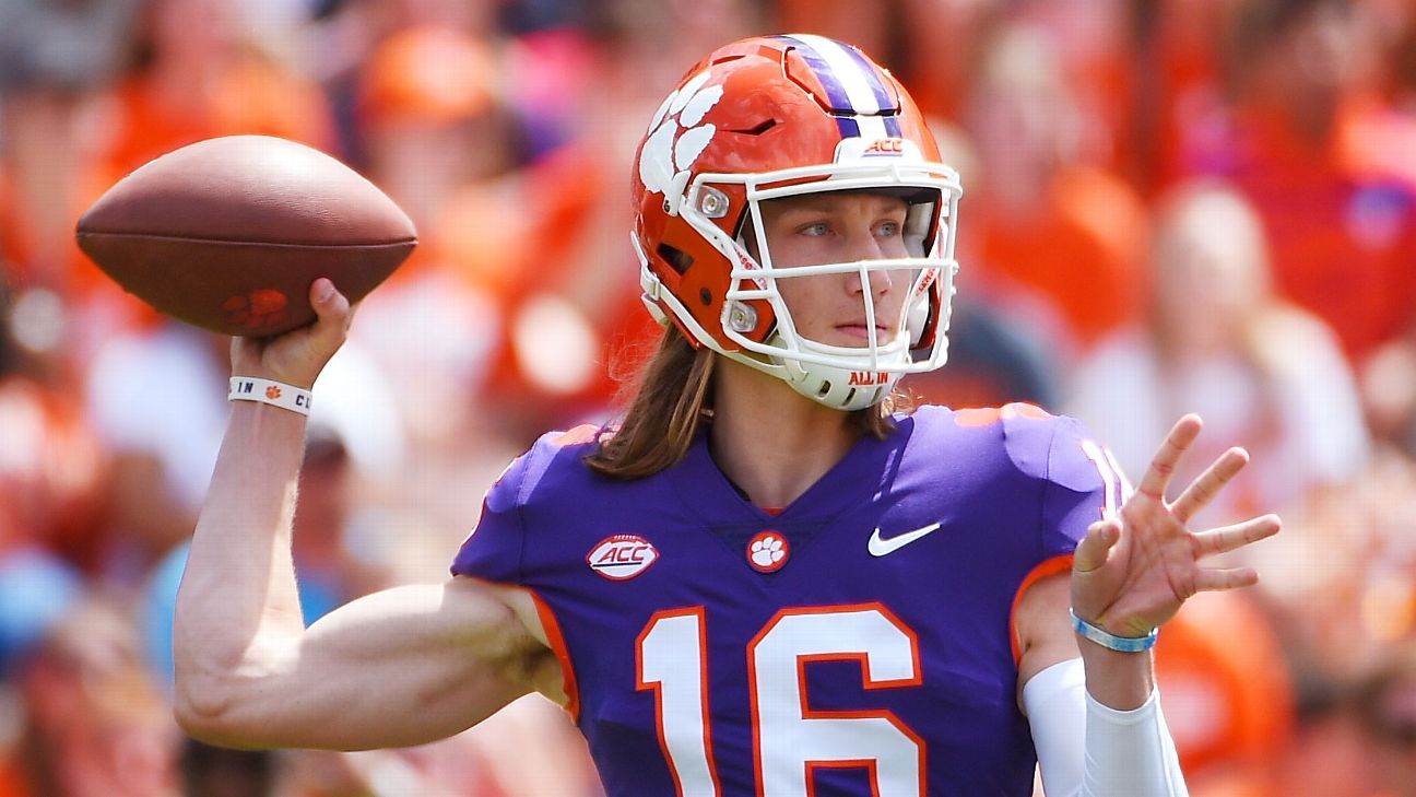 PFF College on X: Trevor Lawrence had A GAME for the Tigers against  Alabama. Oh yeahhes a true freshman.  / X