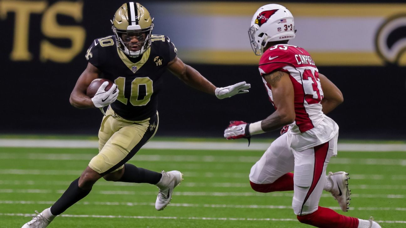 Saints rookie WR Tre'Quan Smith had the highest-graded game by a