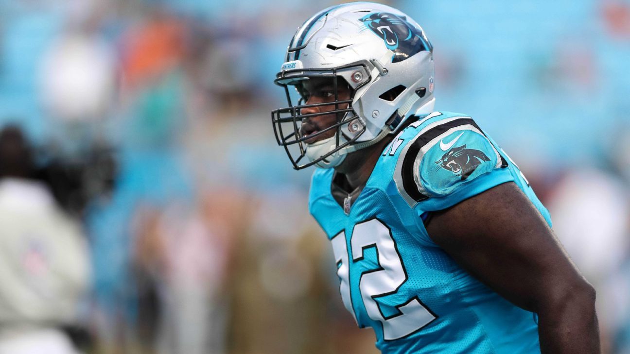 Carolina Panthers use franchise tag on RT Taylor Moton - ESPN