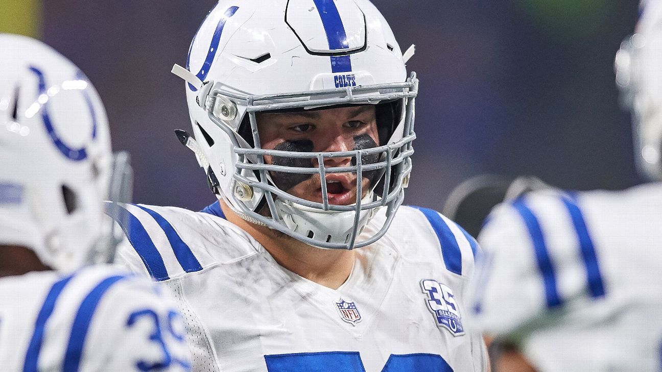 Quenton Nelson of Indianapolis Colts fined for leading with helmet