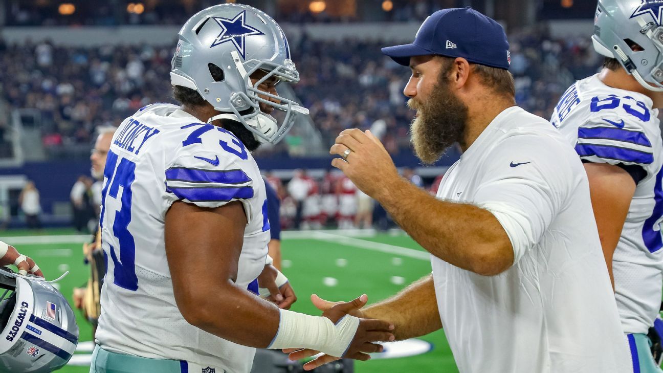 Dallas Cowboys' Joe Looney goes from comic relief to indispensable - ESPN -  Dallas Cowboys Blog- ESPN