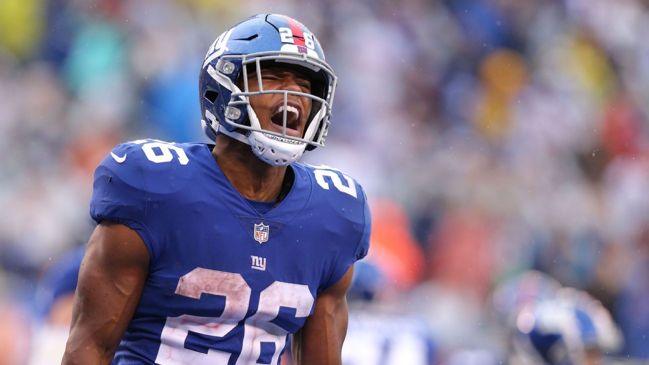 Fantasy football daily notes: Saquon Barkley's 'huge' workload