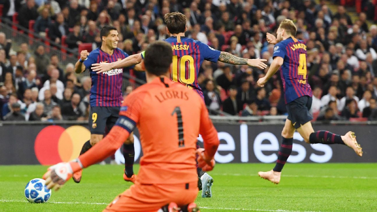 Tottenham Hotspur vs. Barcelona - Football Match Summary - October 3 ...