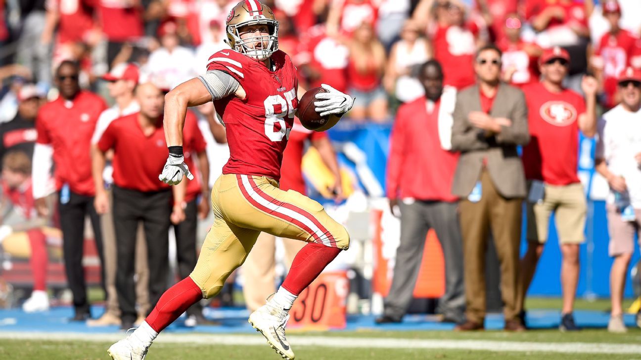 George Kittle Talks 49ers Draft, Kyle Shanahan, Jersey Numbers