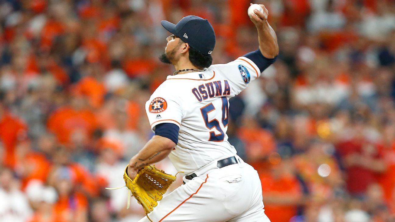 Osuna to close for Houston Astros
