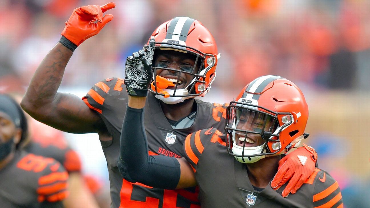 An ugly kick gets Browns their first AFC North win since 