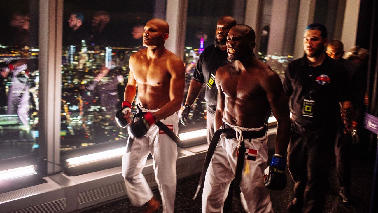 Karate 102 floors above New York City ESPN