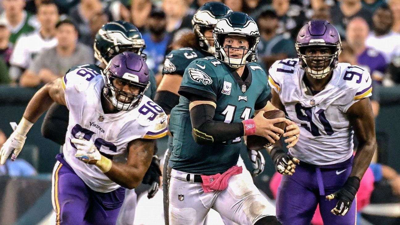 Eagles fall to 2-3 on season after 23-21 loss vs. Vikings