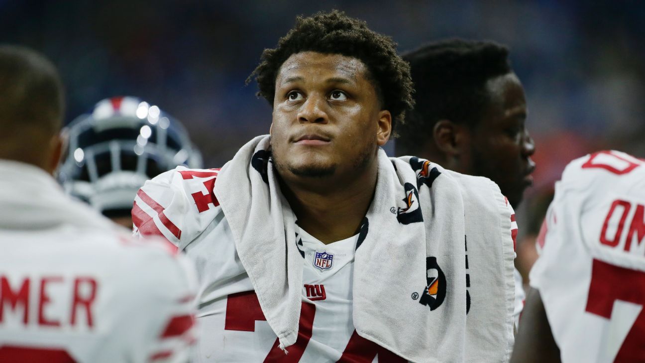 Jacksonville Jaguars incorporan al tackle ofensivo Ereck Flowers; Josh Wells, a la IR ESPN