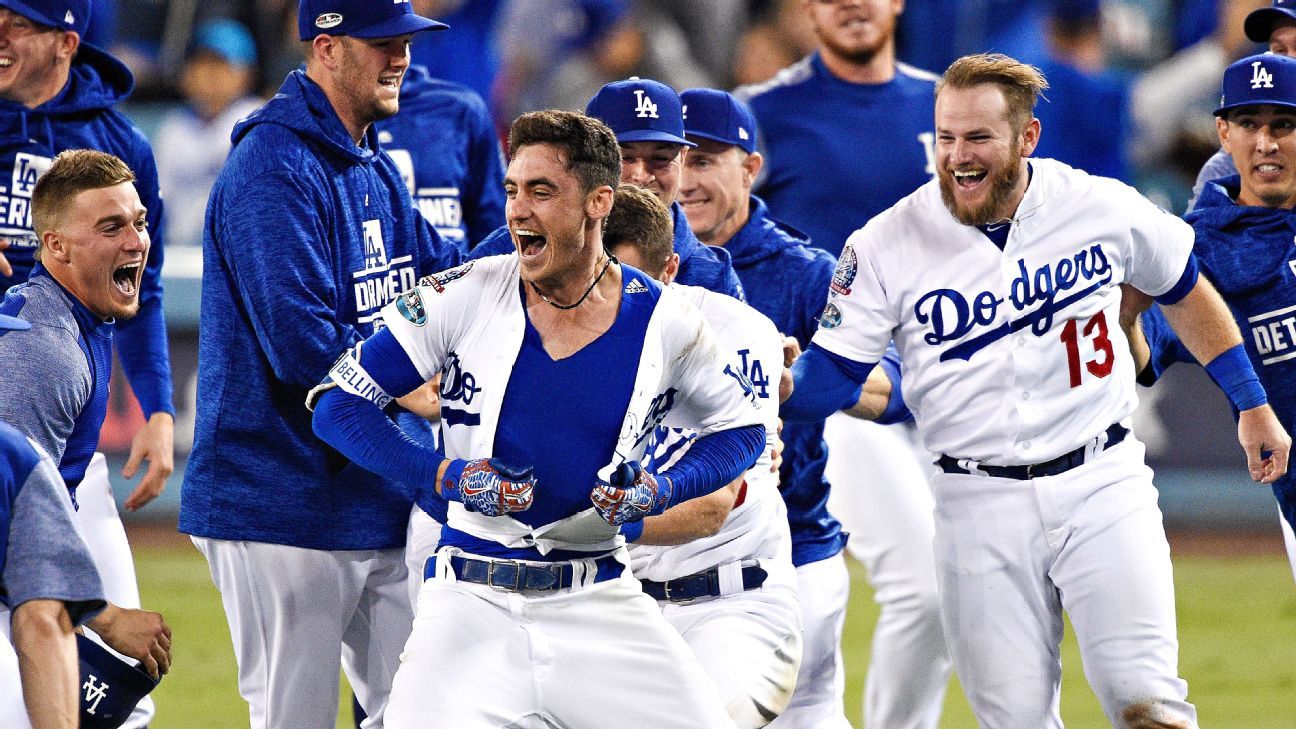 MLB -- Cody Bellinger puts playoff slump to bed with late-night