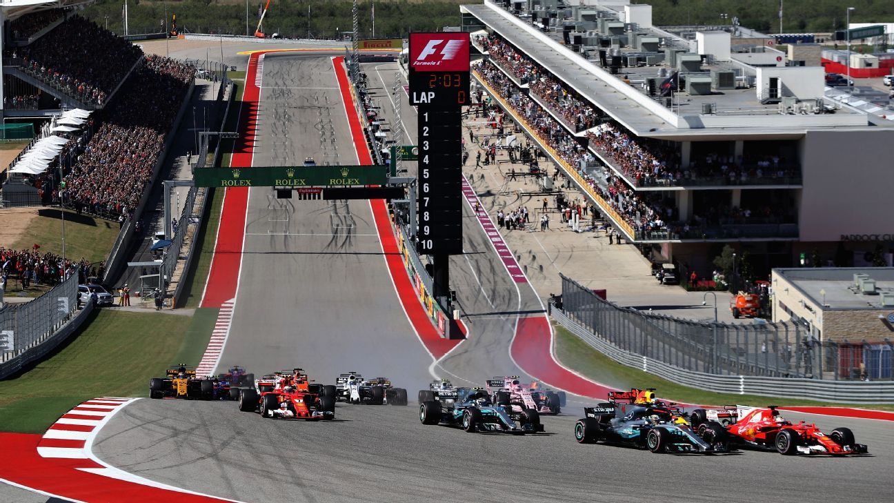 2018 United States Grand Prix What time does it start? And how can I