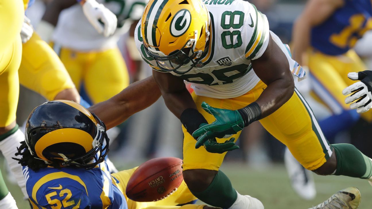 Ravens trade for Packers RB Ty Montgomery 