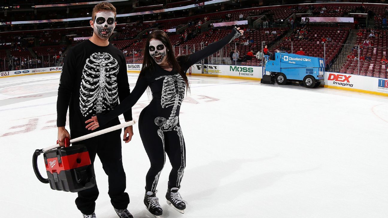 NHL Carolina Hurricanes Special Skeleton Costume For Halloween