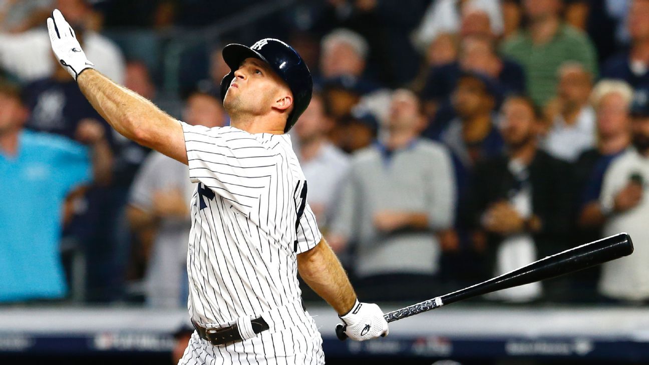 Clint Frazier, Brett Gardner at New York Yankees spring training