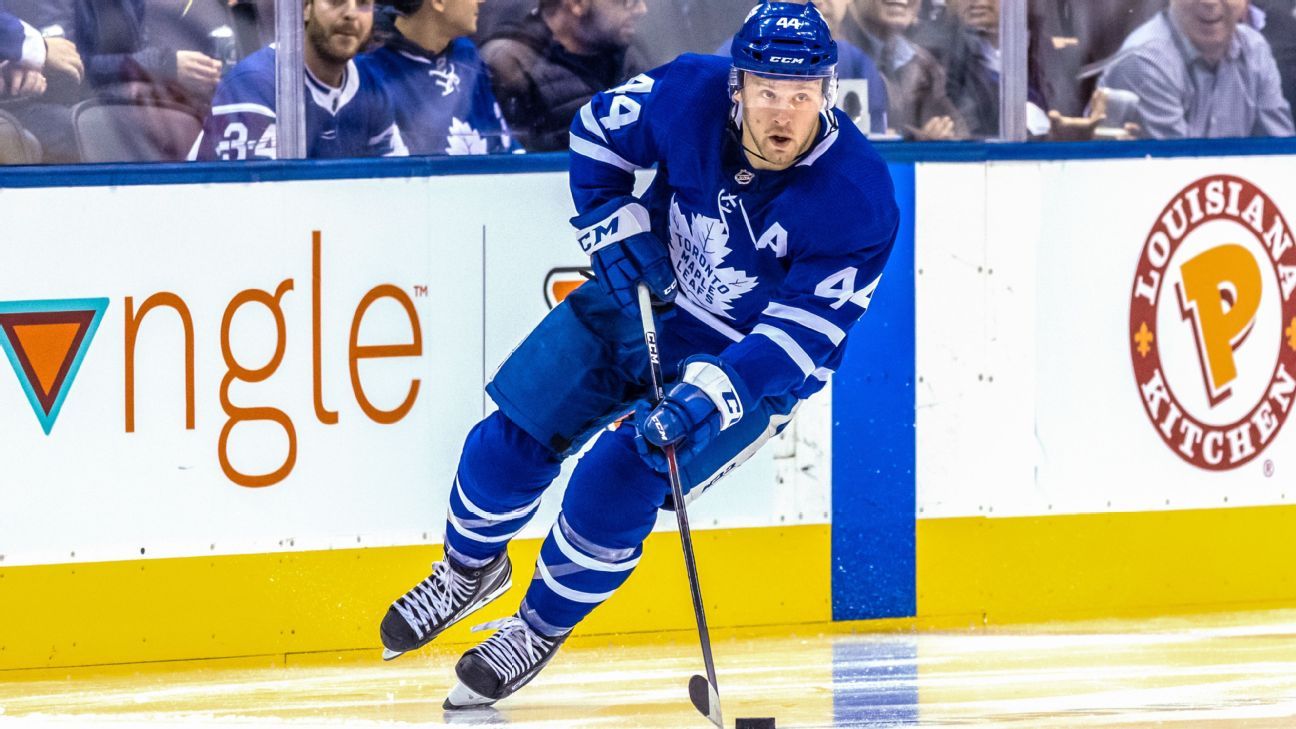 Leafs top defenseman Rielly back Wednesday