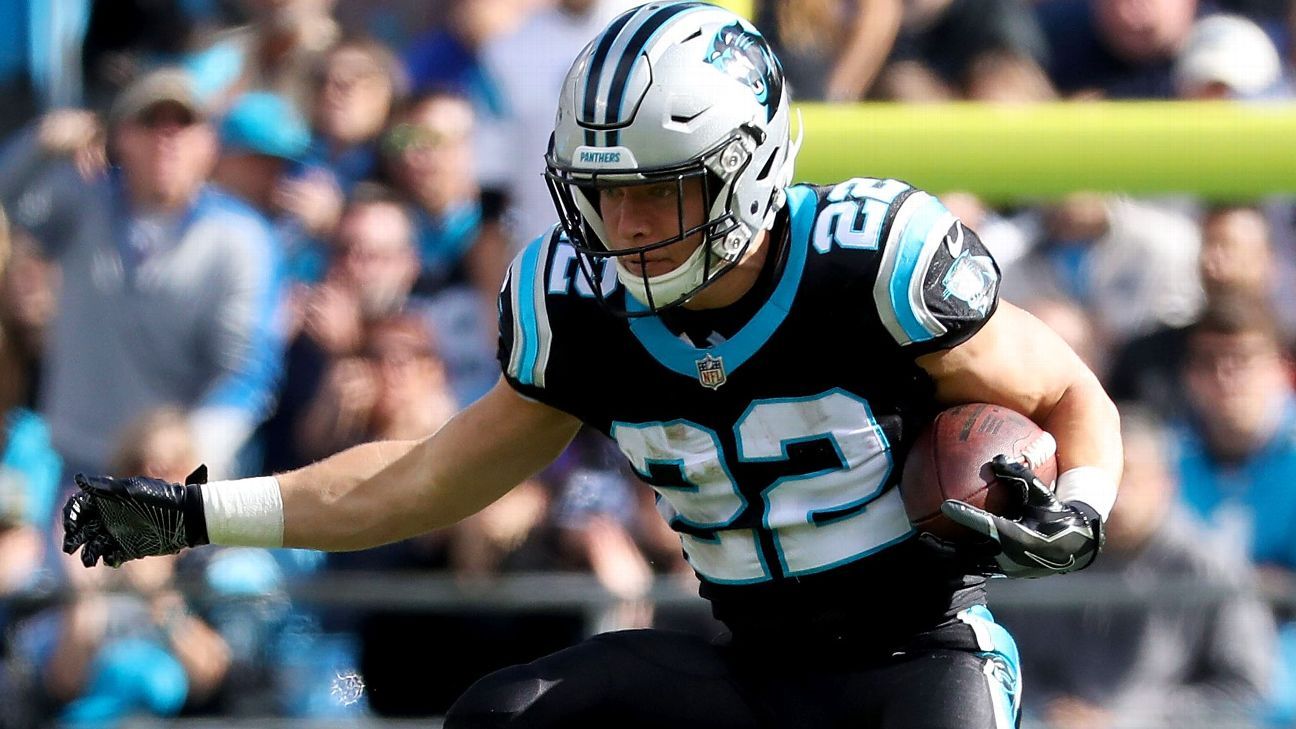 christian mccaffrey plaaying for new england